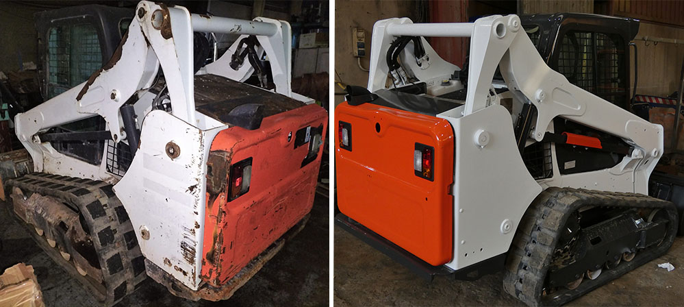 arenado maquinaria pintado